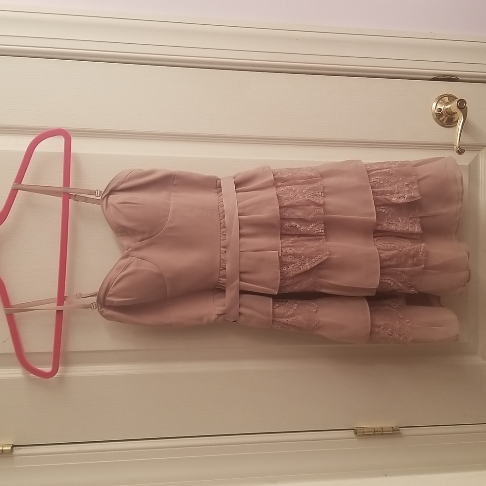 Lilac Dress with Lace